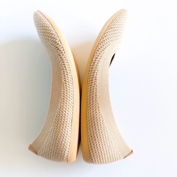 Allbirds Tree Breezers Flats Lux Beige Knit Ballet Shoes Women's size 5.5 - Picture 5 of 13